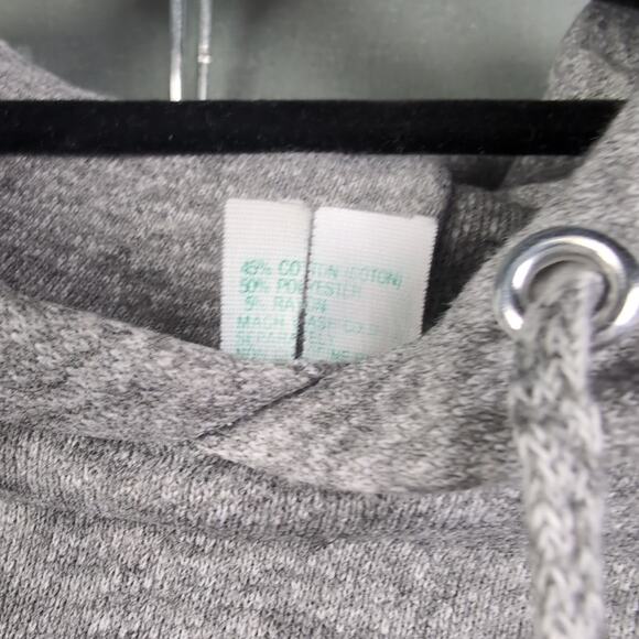 Discus Vintage '80s Tri-blend heather Gray Pullover Hoodie Sweatshirt Medium - Picture 4 of 10